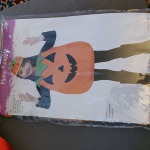Toddler Pumpkin Costume 3-4T, Orange, Brand New Never Worn